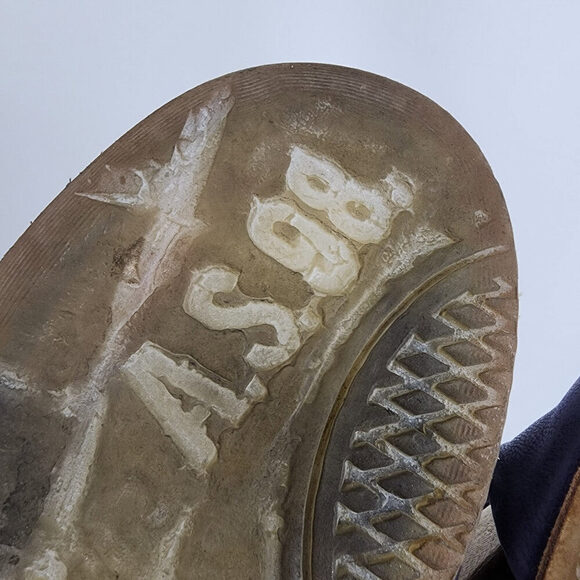 AS98 Violet Purple Leather Wedge Heel Sandals Size 8 - Picture 8 of 10